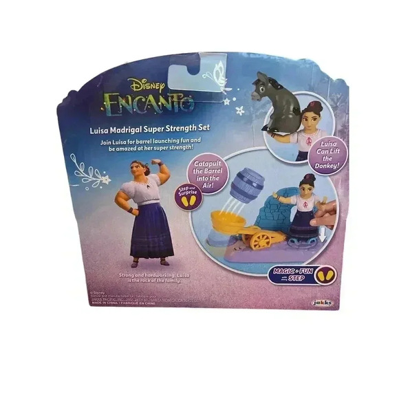Disney Encanto Luisa Madrigal Super Strength 3' Doll 4 Piece Set - Picture 2 of 2